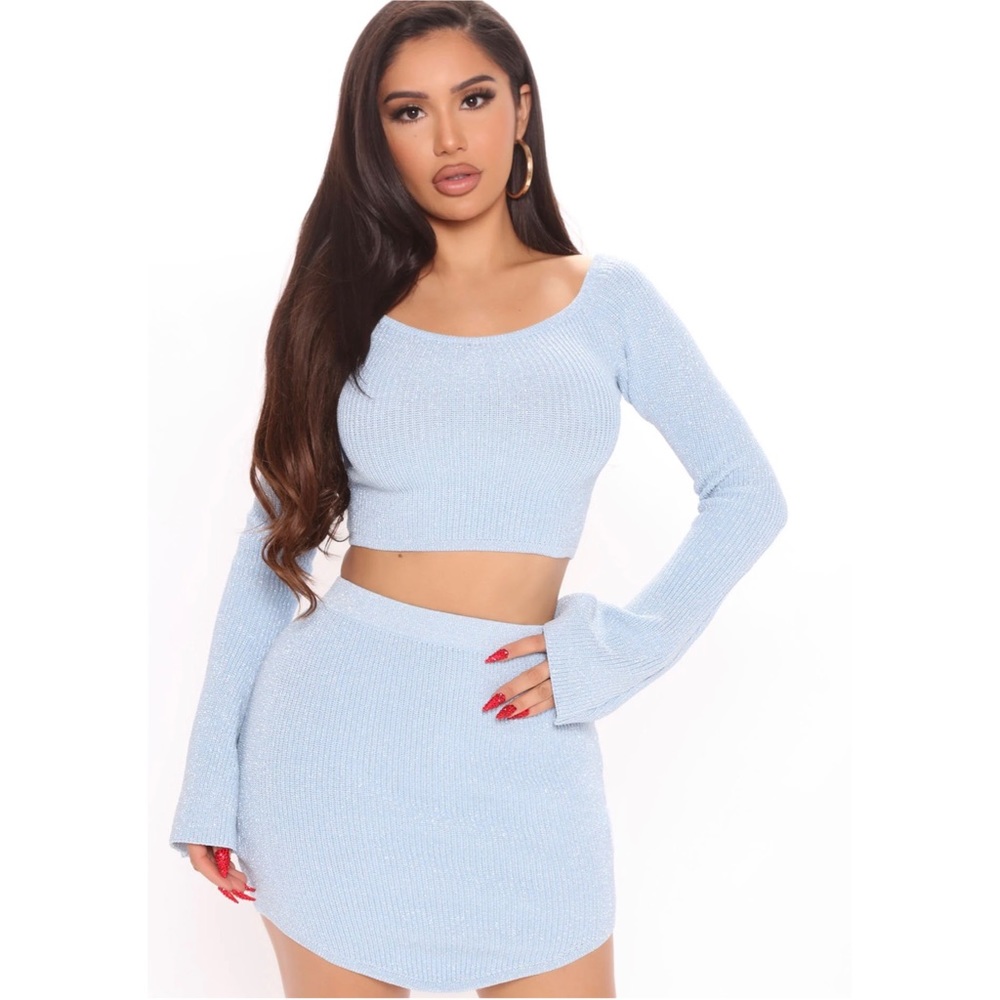 Sweater Skirt Set